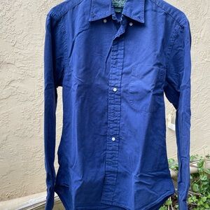 Gitman Brothers Blue Casual Button-Down Shirt